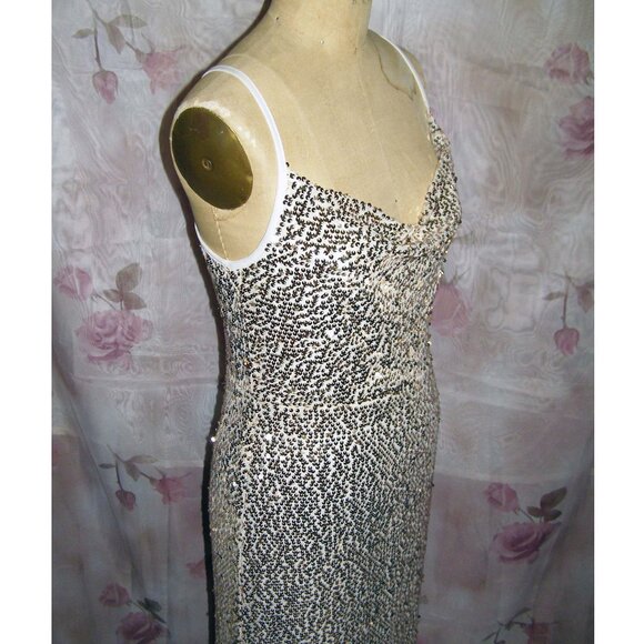 NWT size 10 TAYLOR sequined Gown dress - Picture 5 of 15